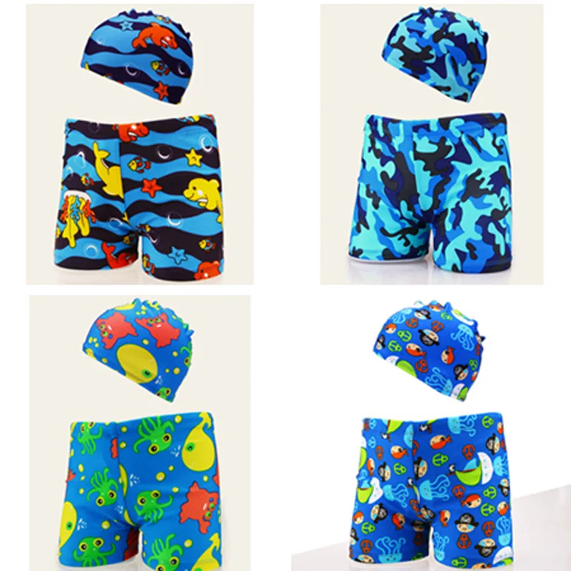 

Kid Children Boys Cartoon Print Stretch Beach Swimsuit Swimwear Pants Shorts 2019 New Swimwear,kids Boy Swimming Trunks Bathing
