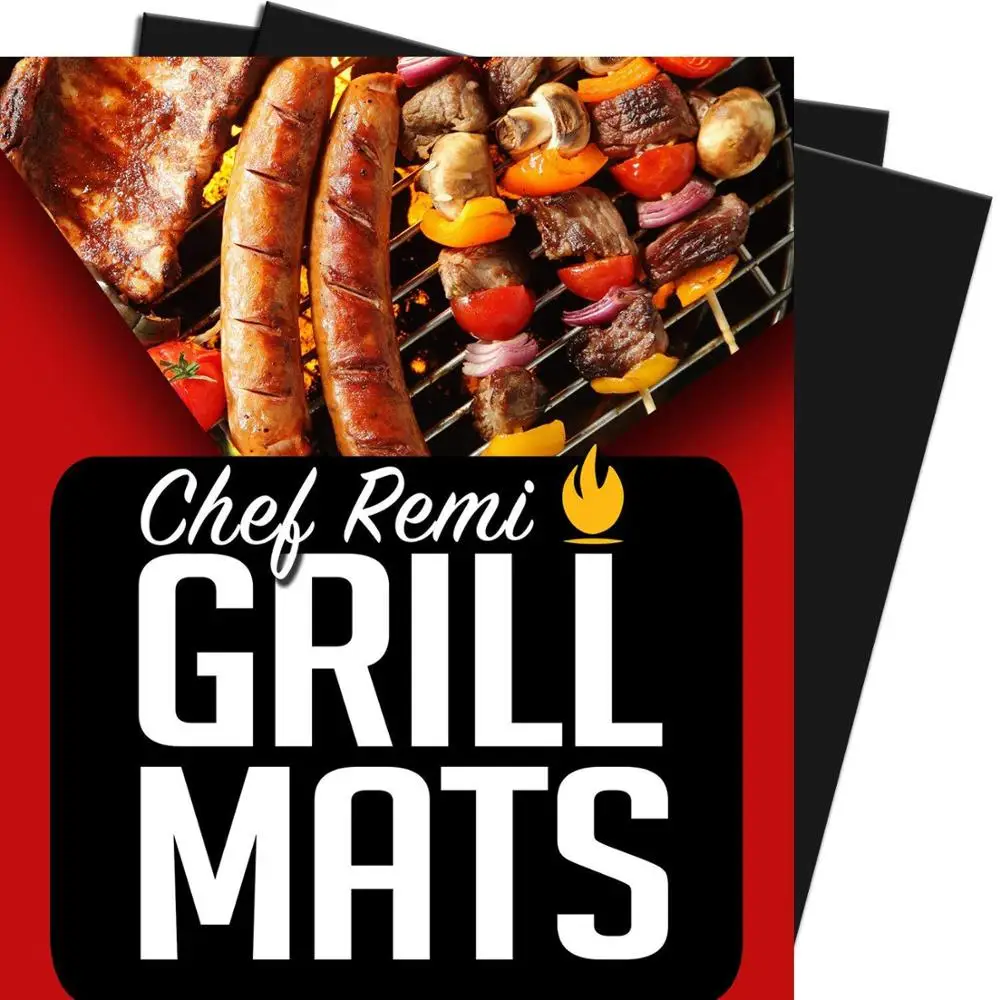 

Promotion Black Brown BBQ Grill Mat Barbecue Grilling & Baking Mats Sheets Outdoor Cooking Accessories Heavy Duty