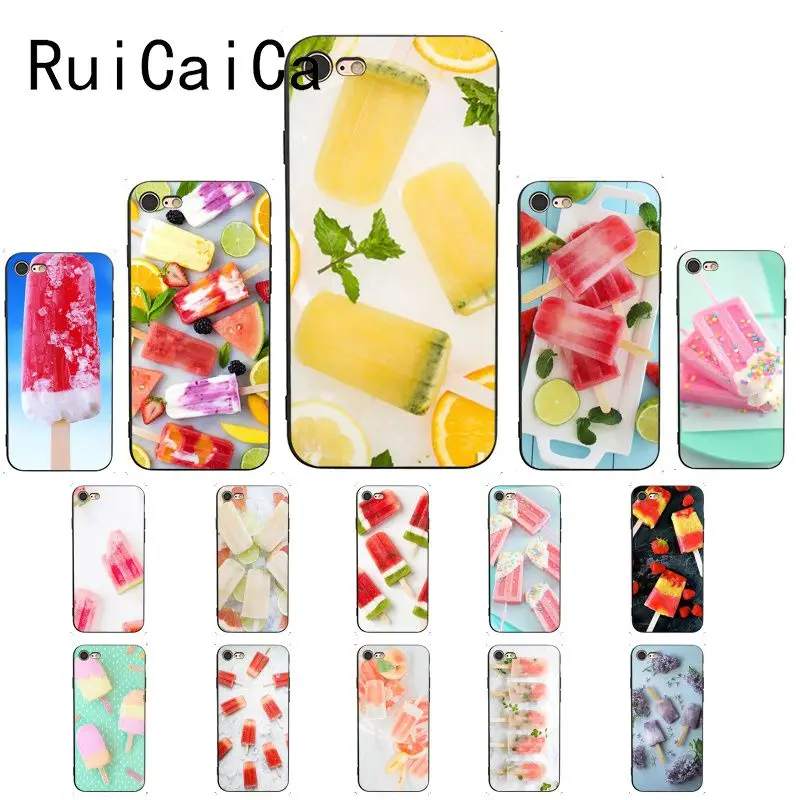 RuiCaiCa летний профузионный эскимо роскошный уникальный дизайн PhoneCase для iPhone 8 7 6 6S