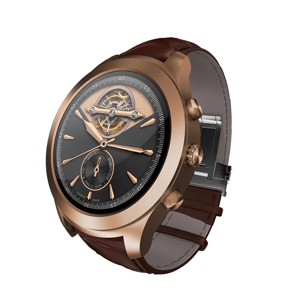  EXRIZU UW23 MTK6572 1.2GHz Android Smart Watch 450mA Battery 512M+4GB Bluetooth 4.0 Smartwatch Dyna