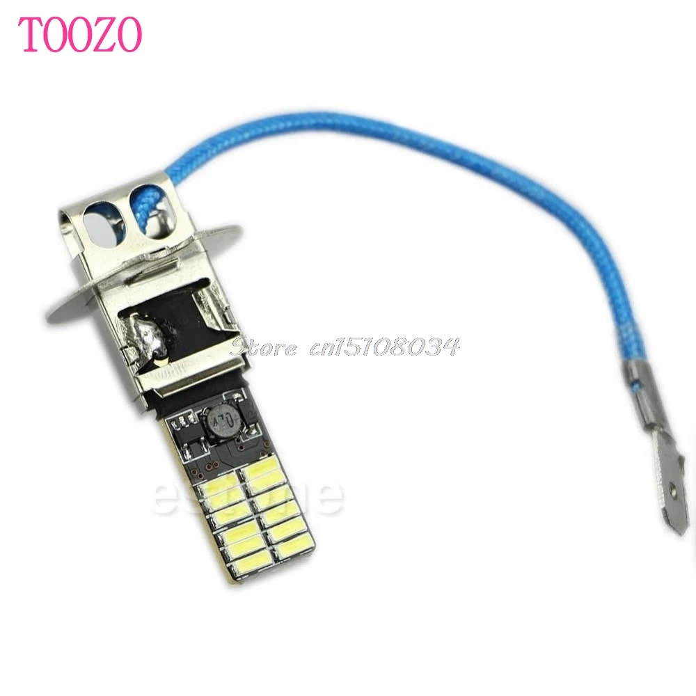 Светодиодный ксеноновый светильник 24 SMD 4014 H3 6500K HID|led bulb|led bulb ledbulb led |