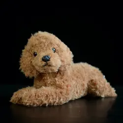 1 шт. 30 см Моделирование желтый Тедди на коленях собака кукла животных моделирования плюшевые игрушки подарок для малышей baby Doll собака