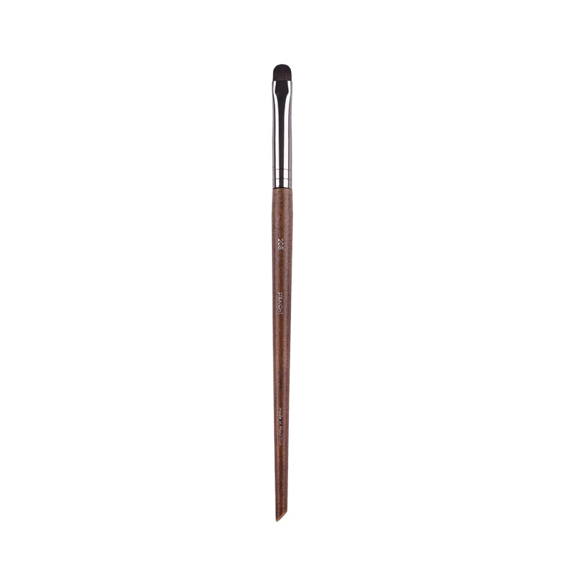 

Professional Small Precision Shader Brush Natural Wood #208 Detail Eyeliner Eyeshadow Cosmetic Brush