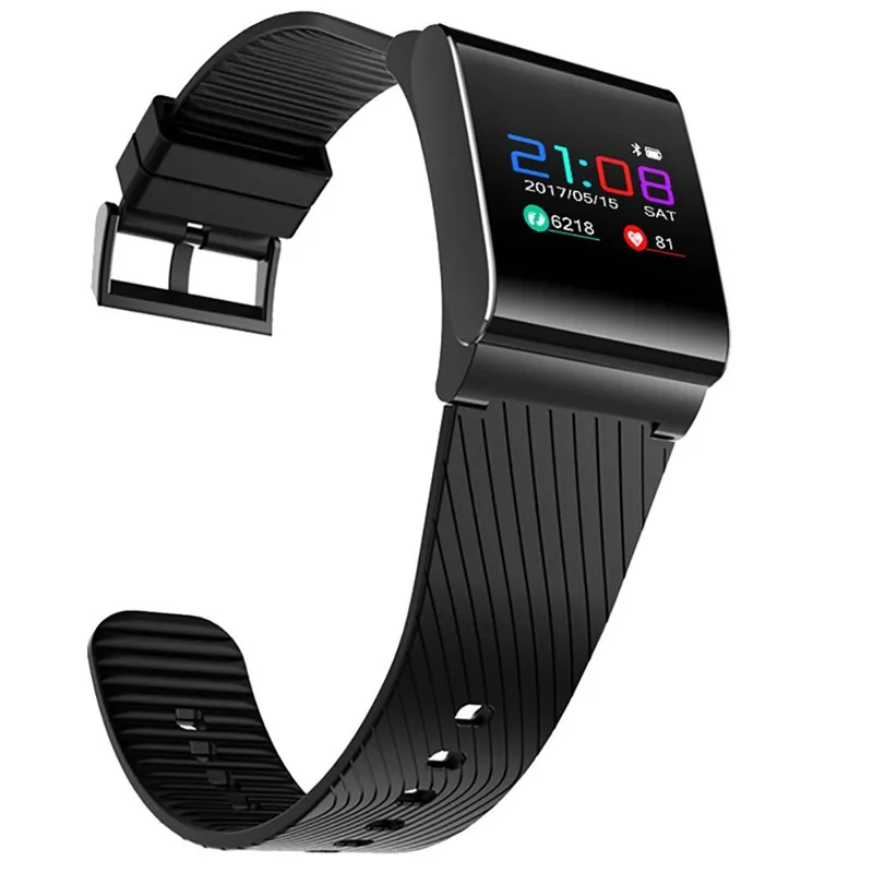 

2018 new Smart Bracelet Blood Pressure Blood Oxygen Heart Rate Sleep Monitor Smart Watch men woman Watch for Android IOS