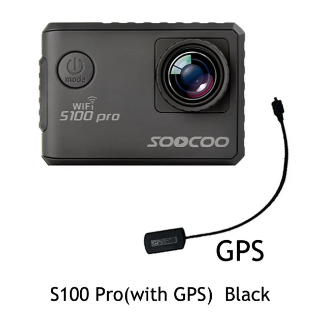 SOOCOO S100 S100 Pro Экшн-камера 4K NTK96660 сенсорный экран 20MP 30M Водонепроницаемая Спортивная камера опция gps гироскоп стабилизация изображения