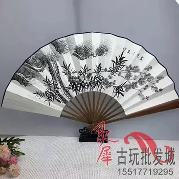 

Back to the ancients to make old Xuan paper, celebrities hand painted, welcome guests, and draw ancient fans.