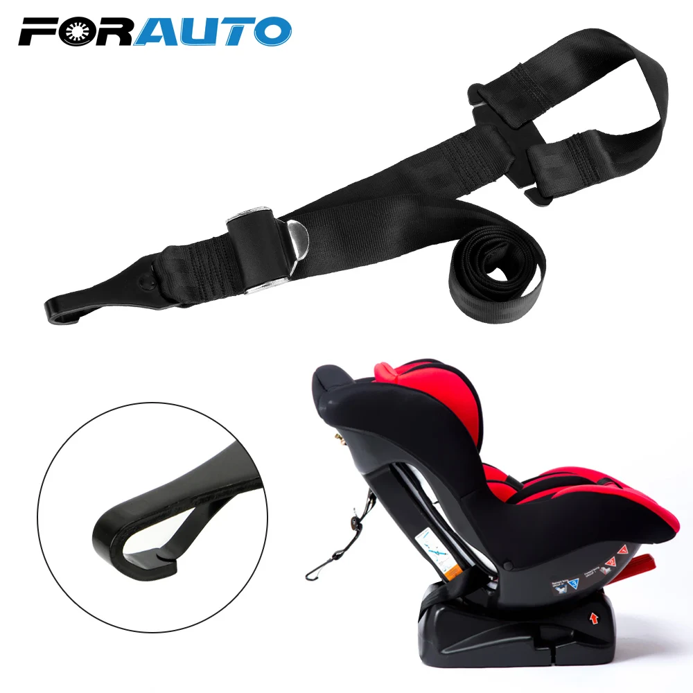 

FORAUTO Child Baby Seat Belts LATCH Belt Connector Connection Belts Car Safety Seat Interface For ISOFIX Guide Grooves