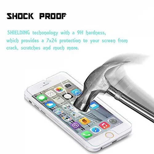  9 H gehärtetem glas Für iphone X 8 4 s 5 5 s 5c 6 6 s plus 7 plus screen protector schutz schutz-fi