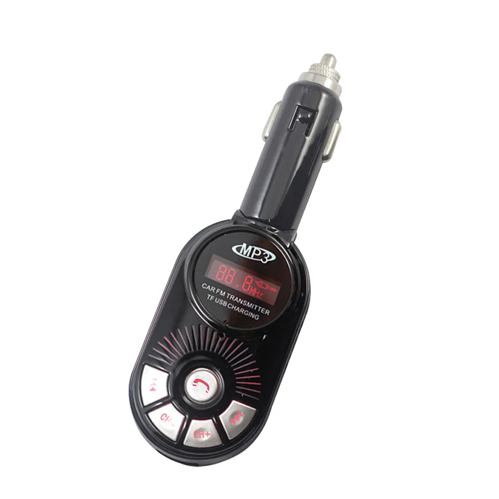 Bluetooth автомобильный комплект громкой связи fm-передатчик Радио MP3 плеер USB зарядное устройство и AUX стерео цифровой PLL Блокировка частоты 2019ju05