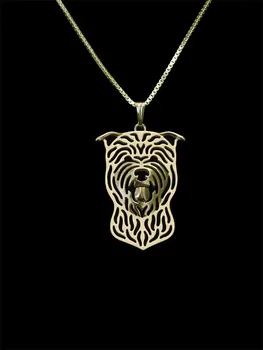 

2016Trendy personalized Glen of Imaal Terrier pendant necklace women gold silver statement necklace men cs go collares wholesale
