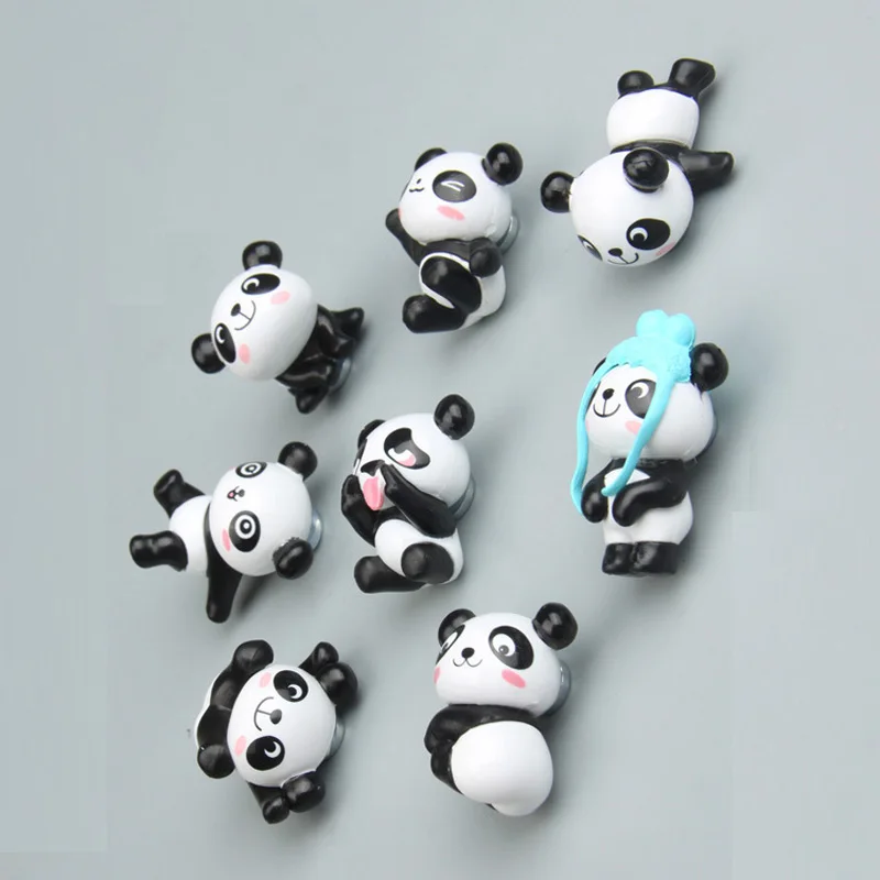 8 шт с милой пандой холодильник Стикеры номер палочка-послание панда украшение на Холодильник Стикеры, детский подарок ко дню рождения
