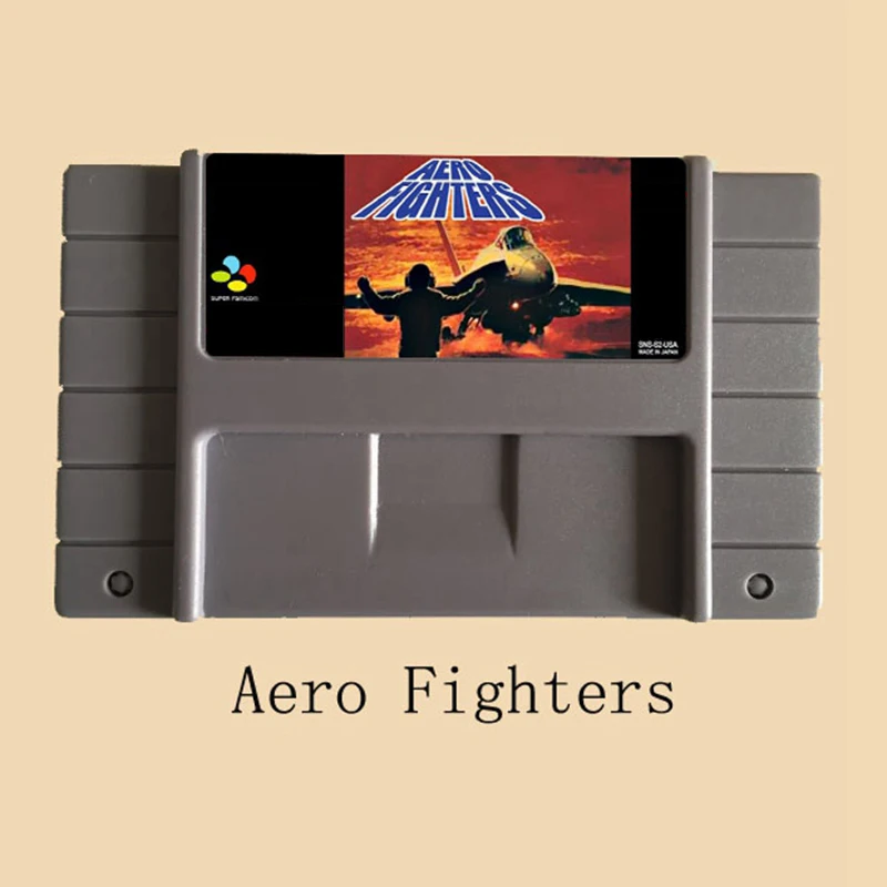 

Aero Fighters 16 bit Big Gray Game Card For USA NTSC Game Player