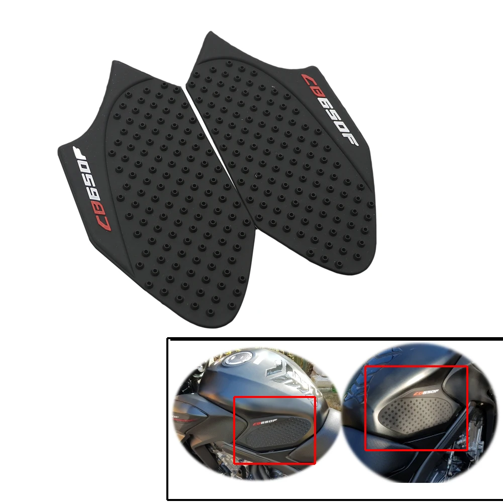 

2013-2018 For Honda CB650F Tank Pad Protector Sticker Gas Frame Protection Anti Slip Knee Grip Traction Side 3M Decal 2013 2014