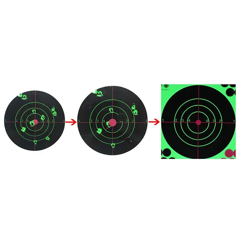 25 шт. 14*14 см клей наклейки мишень стрельба наклейки мишень