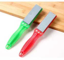 Кухня бытовая Горячая Распродажа инструмент точильный брус для ножей двухсторонний портативный ручной для стола нож, нож для фруктов