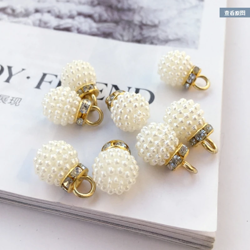 

10Pcs 12mm Handmade Sewing Buttons Pearl Buttons for Clothing Sewing Accessories Women Clothes Scrapbooking DIY Material