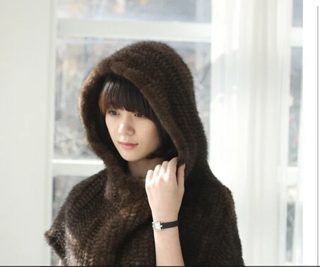 Cheap South Korean exports original single import mink scarves hooded mink fur hats collars Fur scarves integrally