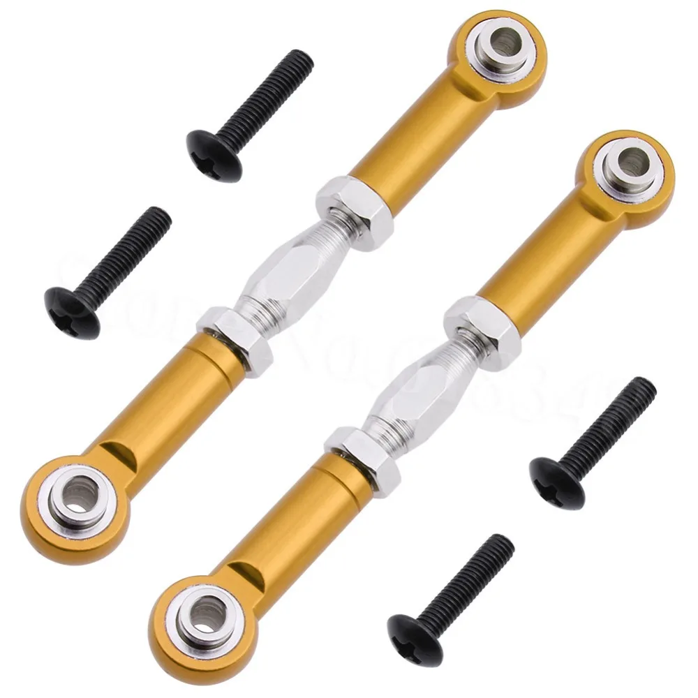 

2pcs Adjustable Front Alum Steering Linkage For Himoto E10XB E10XBL Tanto Buggy RC Car Spare Parts of 33205