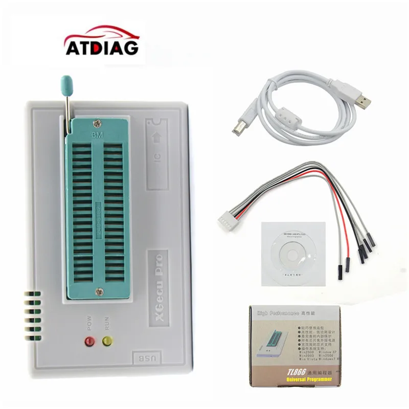 

100% Original New V8.51 TL866II Plus Universal Minipro Programmer TL866 PIC Bios High speed Programmer