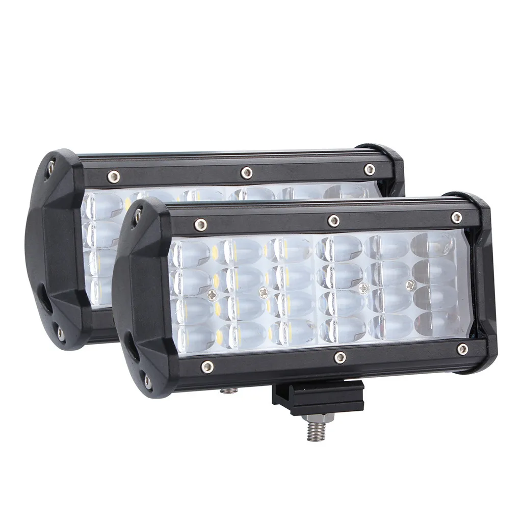 

7 Inch 216W Four Row Elliptical Lens off-road Work Light Roof Spotlight 24V 6000K Waterproof Car Headlight Fog Light 41
