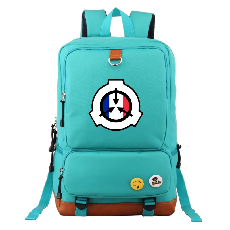 SCP тональный Рюкзак Холщовый для подростков женские сумки на плечо Bookbag ноутбук
