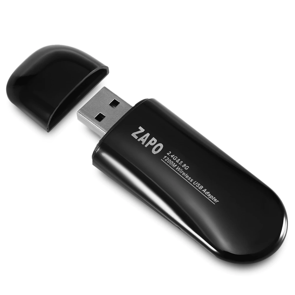 

802.11AC 2,4 Мбит/с беспроводной USB 5,8 адаптер двухдиапазонный G/G Wifi антенна сетевая карта Wifi приемник USB Wifi ключ