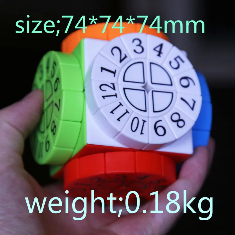 

lefangDigital second-order color student intelligent educational toys rotating decompression factory direct sales Plastic skewb