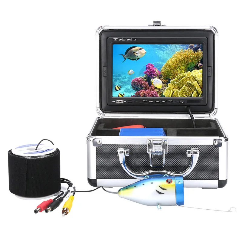 

7 inch 1000TVL Finder DVR Waterproof Fishing Video Underwater Fishing Camera Fish PCS LED Infrared Recorder Lamp HD 12 Lights