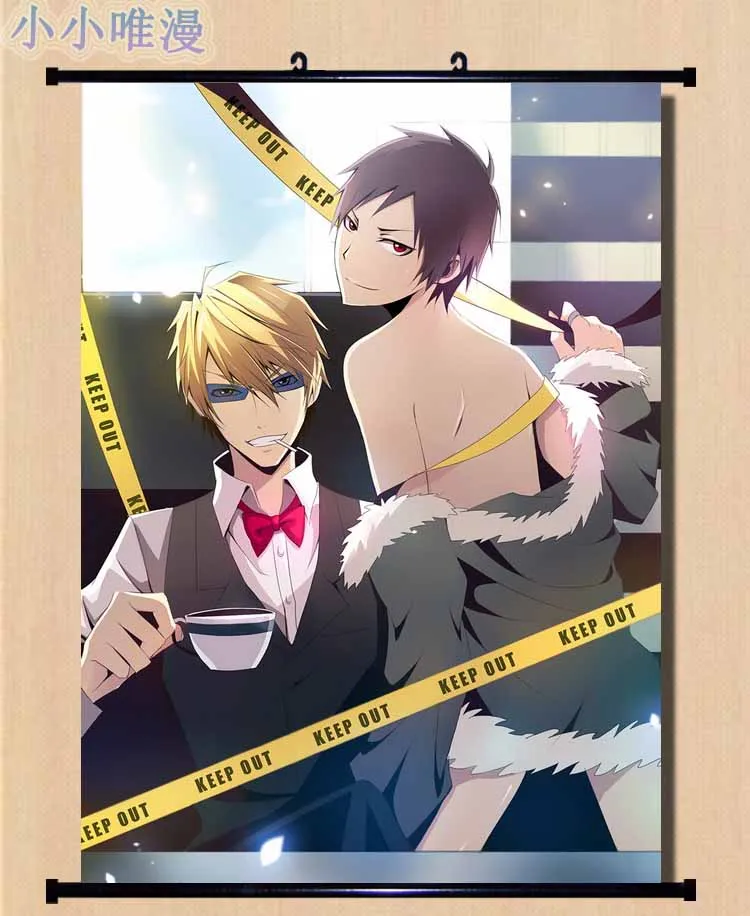 Аниме DuRaRaRa! Celty Sturluson & Ryugamine Kida Masaomi Orihara Izaya домашний декор настенные прокрутки