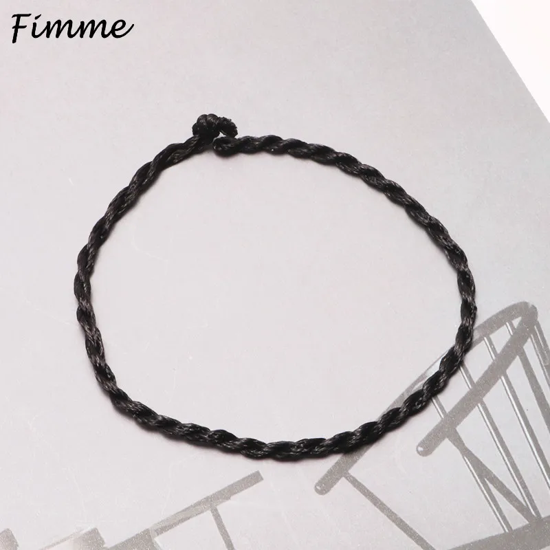 

Ethnic Black String Rope DIY Handmade Black Rope Bracelet for Men Women Bracelet Accessories Black Chain Couple Bracelet Gift