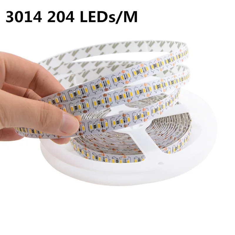 Светодиодная лента 5 м 12 В DC Superbright 8 мм Высокая яркость 3014/3528 SMD 120/168/3014