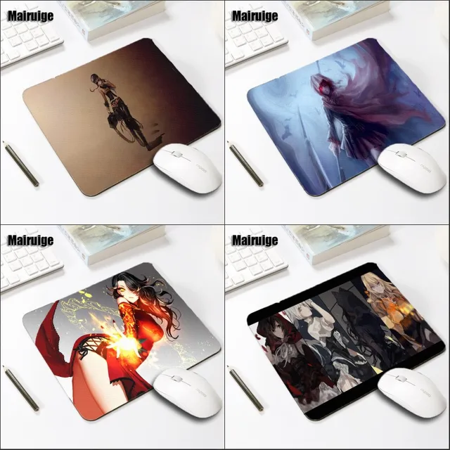 Special Price Mairuige Diy Anime Mousepad Rwby Ruby Coco Adel Cinder Fall Mouse Mat Pc Gaming Keyboard Comfortable Soft Rubber Wear Mousepad