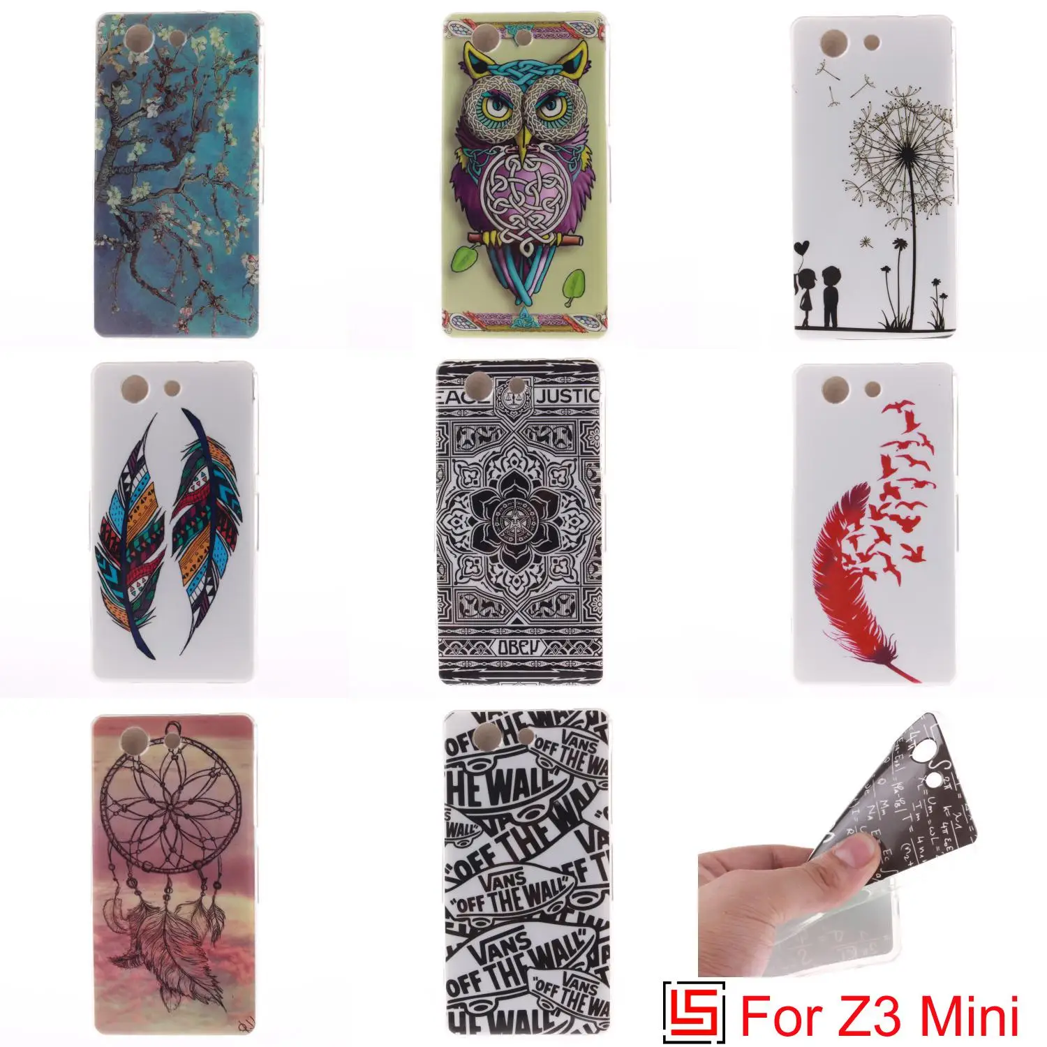 

Ultra Thin TPU Silicone Soft Phone Cell Mobile Case coque caso Cover Bag For Sony Xperia Xperi Xpera Experi Z3 Z 3 Compact Mini