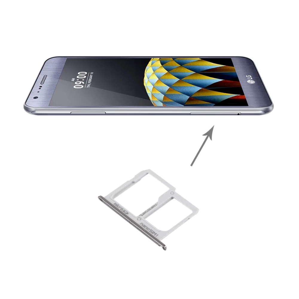 

SIM Card Tray + Micro SD / SIM Card Tray for LG X Cam / K580