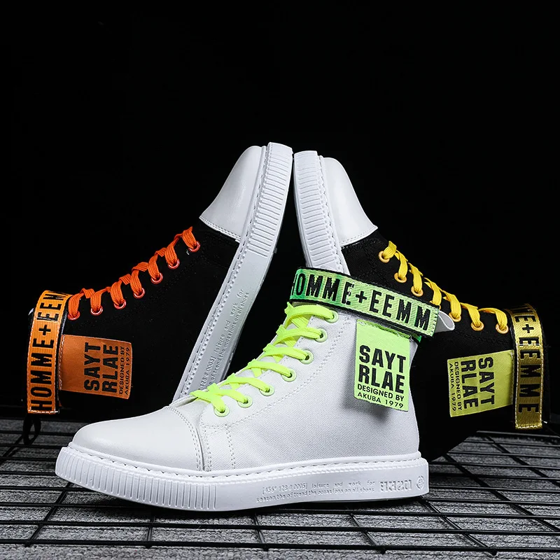 High Help Canvas Shoe Street Wind Youth Mens Shoes Casual Men Male Motion Leisure Shoe Tenis Masculino Adulto Sneakers Trainers