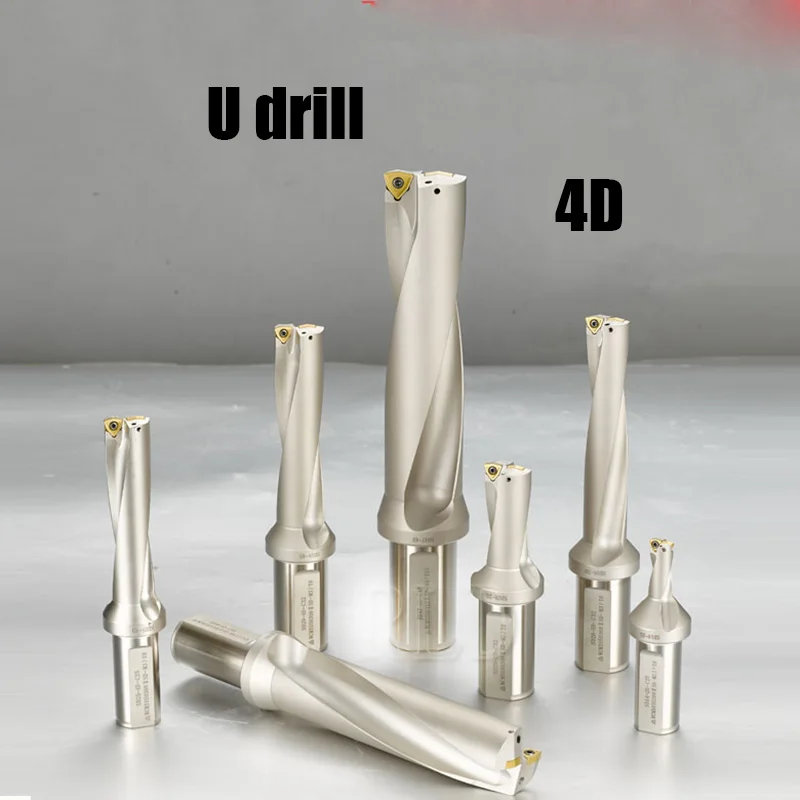 

4D WC style U drill 14mm -30 petiole interject WCMT Carbide blade Free shipping