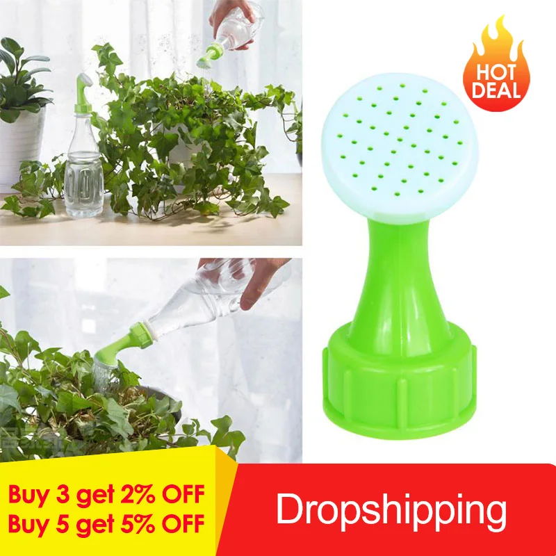 

2pcs/set Bottle Spray Watering Sprinkler Head Portable Household Garden Watering Nozzle Potted Plant Watering Kits Device