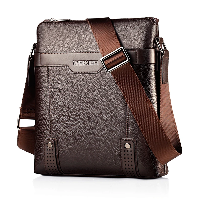 Men's Fashion Leather Crossbody bag Messenger Bag Shoulder Business Flap Small natural for men |