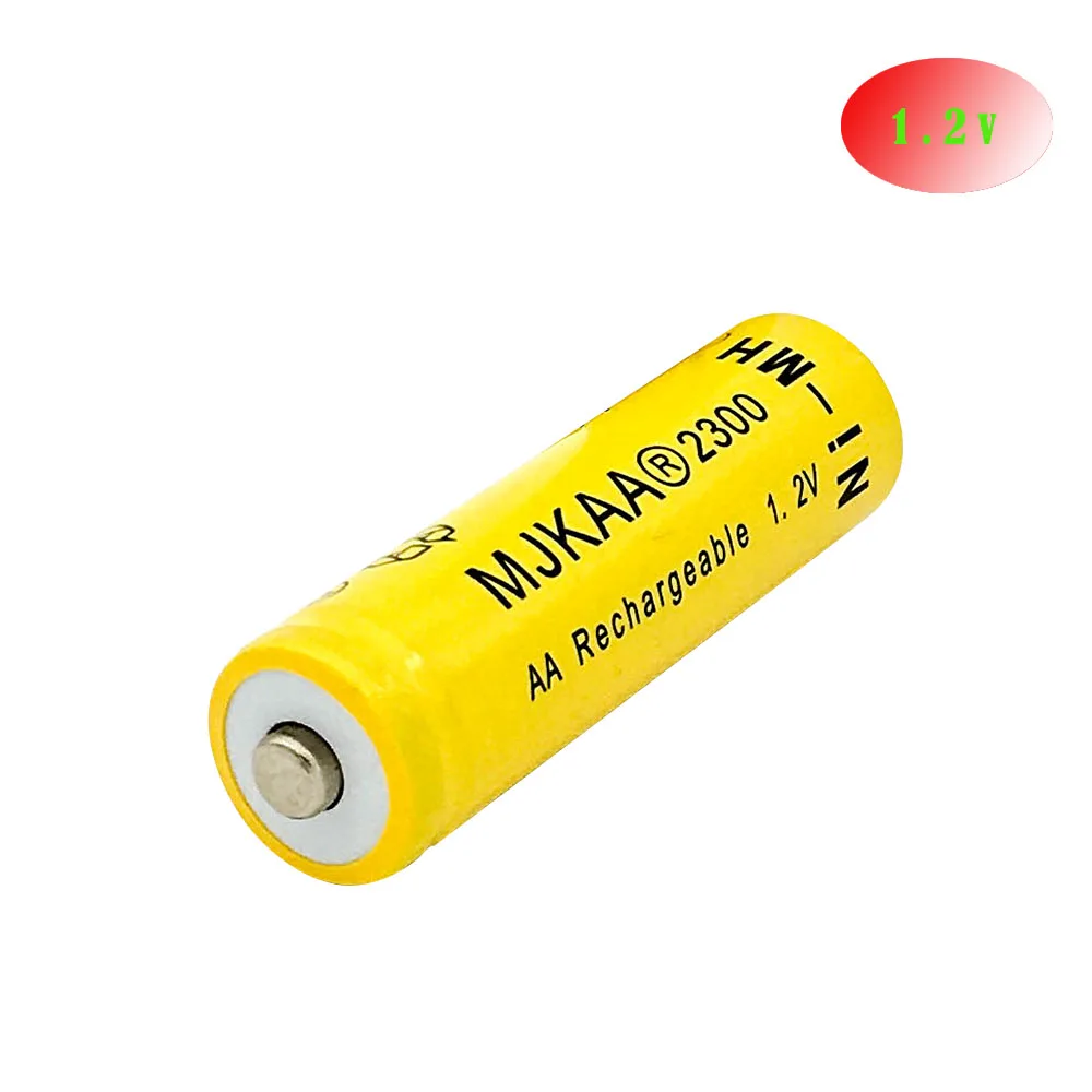 1 pcs AA Rechargeable Battery AA Ni-MH 1.2V 2300mAh Ni-MH 2A Bateria Rechargeable Batteries for Camera toys 1 pcs AA Rechargeable Battery AA Ni-MH 1.2V 2300mAh Ni-MH 2A Bateria Rechargeable Batteries for Camera toys