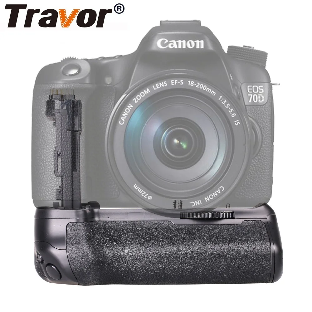 Travor Camera Vertical Battery Grip Holder For Canon EOS 70D 80D DSLR