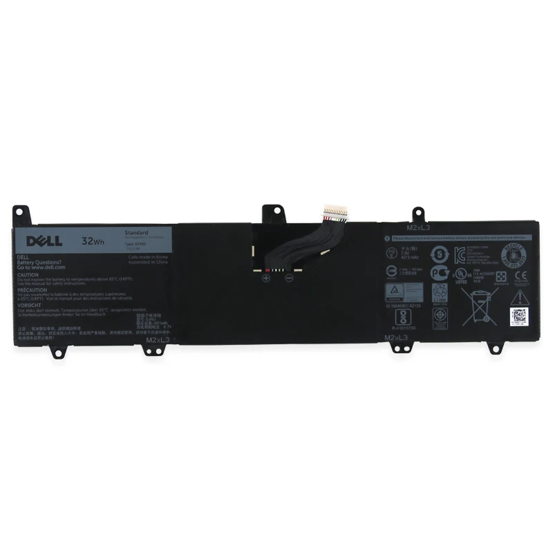 Оригинальный аккумулятор для ноутбука Dell Inspiron 11 3000 3162 3164 3168 P24T Series Tablet 0JV6J 7 6 V