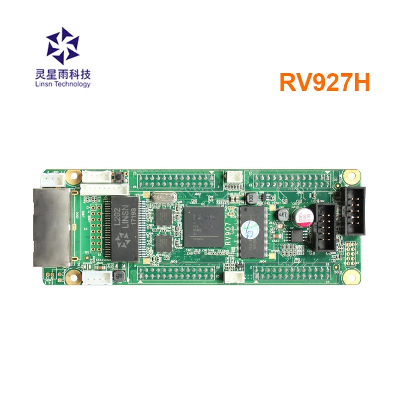 بطاقة استقبال Led شاشة فيديو Led متزامنة واجهة Rv927h Rv927 في الجانب الخلفي وحدة تحكم كاملة الألوان لبطاقة Linsn Display Screen Aliexpress