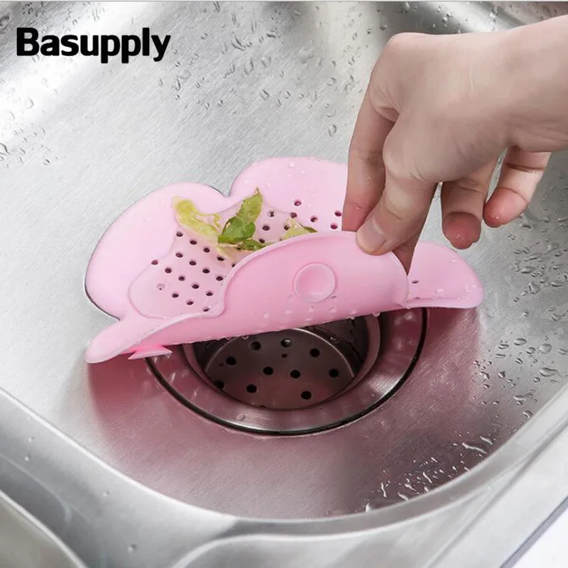 

1Pc Silicone Sink Drain Filter Bathtub Hair Catcher Stopper Shower Drain Filter Sink Strainer for Kitchen Bathroom Accessories