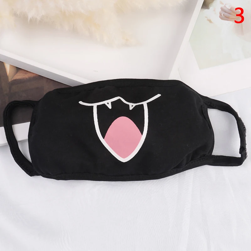 Hot Cute Cartoon Face Mask Anti-bacterial Unisex Dust Winter Warm Mouth Mask Multi Style Anti Dust Cotton Facial Protective