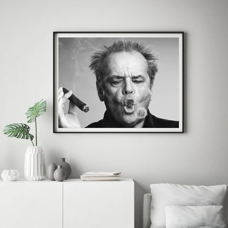 Jack Nichoson Canvas Art Poster Home Decoration