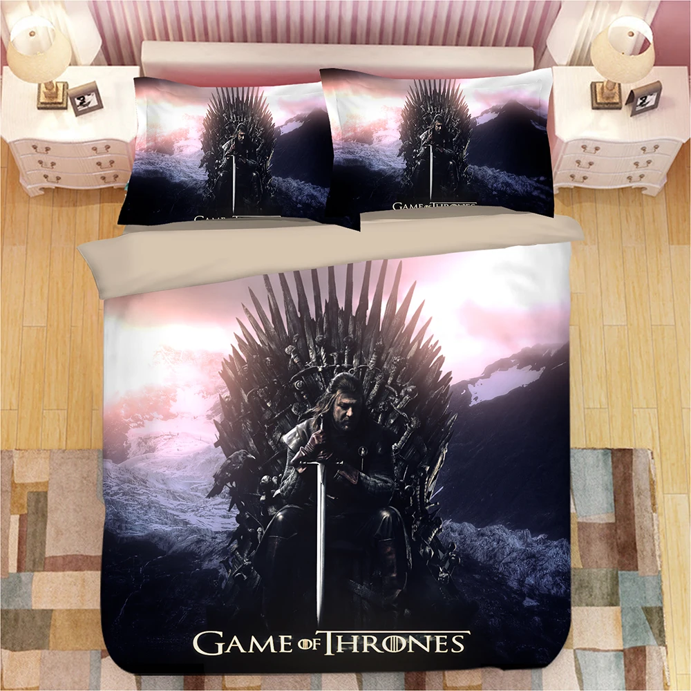 

New Luxury Game of Thrones 3D bedding set Duvet Covers Pillowcases A Song of Ice and Fire comforter bedding sets bedclothes