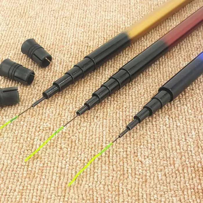 FRP Vara De Pesca Telescópica Portátil Ultraleve