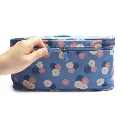 Non-Woven Fabric Portable Organizers Boxes Underwear Bra Organizer Storage Box For Underwear Scarfs Socks Bra