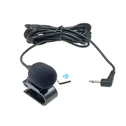 Автомобильный аудиомикрофон 3,5 мм зажим разъем Mic Стерео мини проводной внешний микрофон для soocoo для автомобиля, DVD Радио длиной 3 м