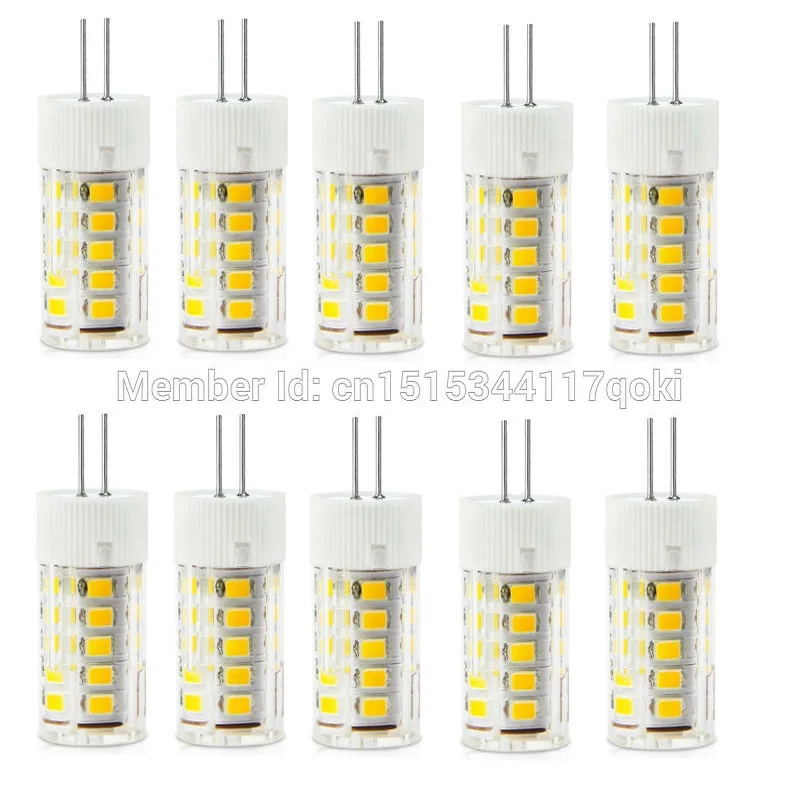 

G4 33LED SMD2835 400-500LM Warm White/White Decorative / Waterproof AC220-240V LED Bi-pin Lights 10PCS JTFL038